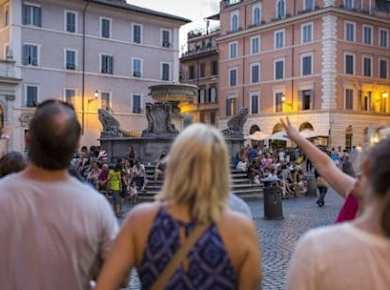 Abendliche Verkostung von Speisen und Rundgang in Trastevere