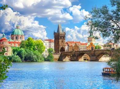 Prague Charles Bridge self-guided tour with Tower Admission + optional VR Experience