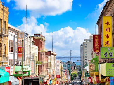 Besichtigen Sie Chinatown von San Francisco im Erkundungsspiel The Warrior Cat