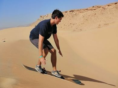 Sandboarding-geführtes Erlebnis ab Agadir