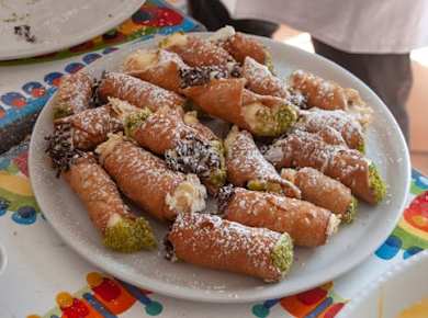 Cannoli-Herstellungskurs in Taormina