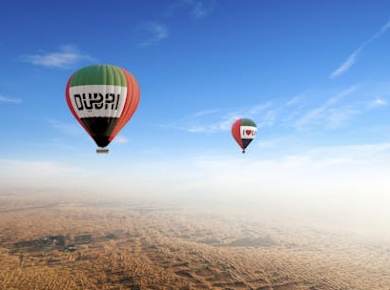 Dubai-Heißluftballon-Erlebnis mit Frühstück