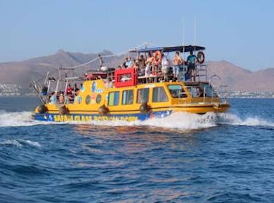 Dory glass-bottom boat tour from Kos