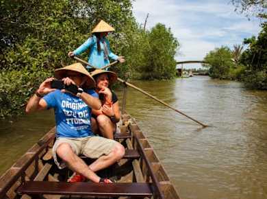 Tour zum Mekong-Delta und Ben Tre Coconut Village ab HCMC-Hafen