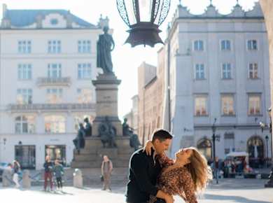 Professionelles Fotoshooting mit geführtem Rundgang in Krakau
