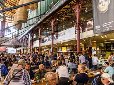 Florenzer Lebensmittelmarkt und Weinprobe