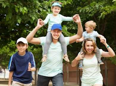 Family walking tour of Luxembourg