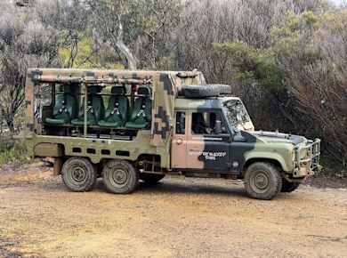 3-stündiges Armee-Truck-Abenteuer in den Blue Mountains