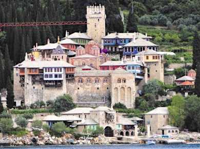 Berg Athos Bootsfahrt von Ouranoupolis