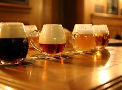 Single beer bath experience in Prague