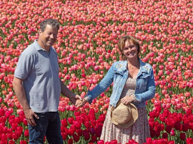 Tagesausflug zum Keukenhof, zur Tulpenfarm und zur Windmühlen-Kreuzfahrt