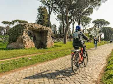 Ganztägiger Fahrradverleih in Appia Antica