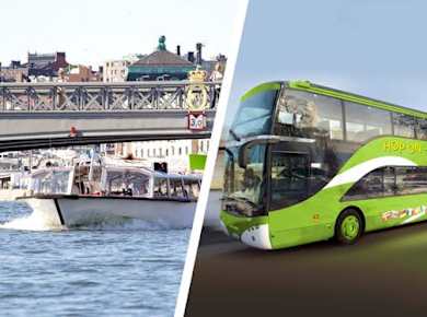 72-Stunden-Hop-On/Hop-Off-Sightseeingbus- und Bootstour