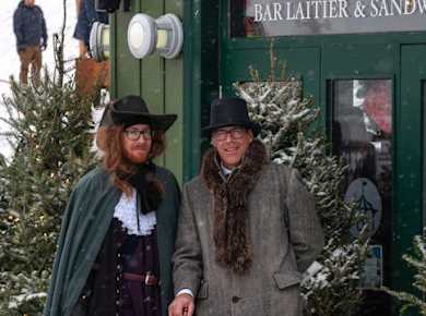 Weihnachten in der Altstadt von Quebec