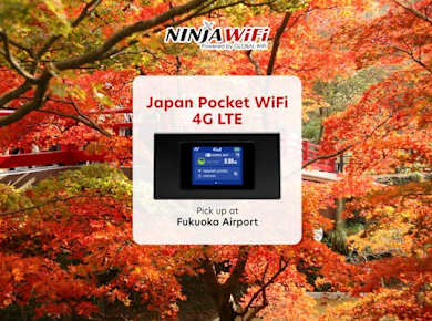 Mobiler WLAN-Verleih – Flughafen Fukuoka