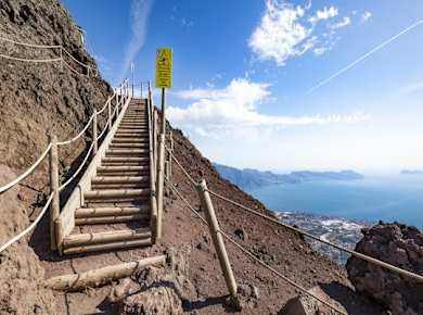 Private transportation to Pompeii, Herculaneum, and Mt. Vesuvius