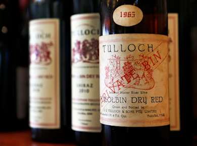 Tulloch Pokolbin Dry Red Shiraz-Verkostung mit Charcuterie-Brett
