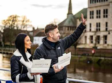 Fish and chips scenic cruise in York