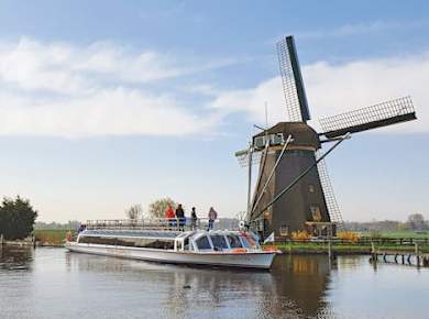 Windmühlen- und Landschaftskreuzfahrt durch Katwijk