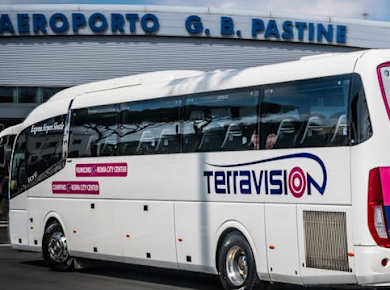 Bustransfer zwischen dem Flughafen Ciampino und dem Stadtzentrum von Rom
