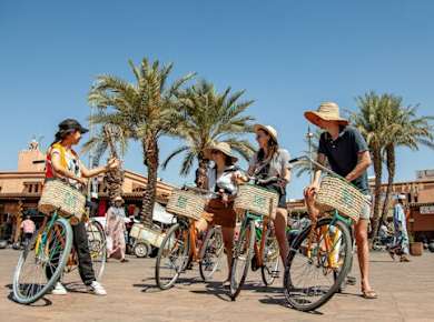 Kulturelle Fahrradtour durch Marrakesch