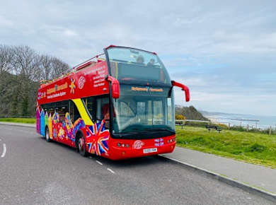 City Sightseeing hop-on hop-off bus tour of Bournemouth