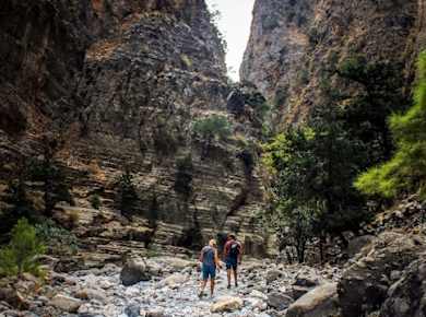 Samaria-Schlucht Leichte Wandertour von Plakias aus