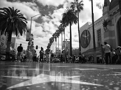 Interaktive Hollywood Boulevard-Mystery-Jagd
