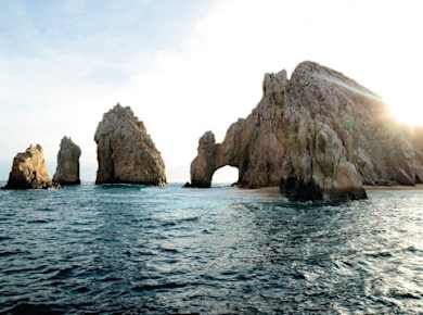 Kombination aus Land End's Arch und Kamelritt