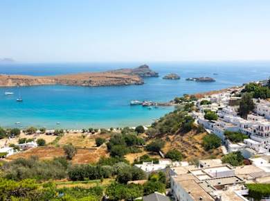 Lindos by Boat from Kolymbia Ticket