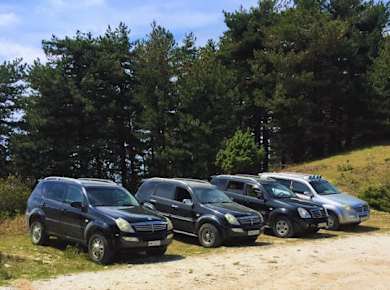 Tour durch die Bergdörfer von Thassos mit dem Berg Ipsarion