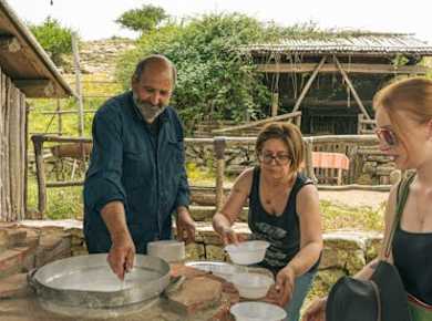 Tour durch sizilianische Dörfer mit Ricotta-Verkostung