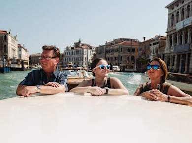 Bootstour durch Venedig mit Canale Grande und Aufstieg zum Turm