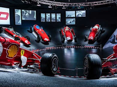 Eintrittskarte für das Ferrari-Museum in Maranello