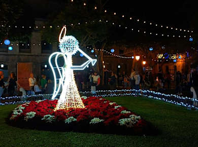 Transfer to La Laguna for Christmas Shopping & Lights
