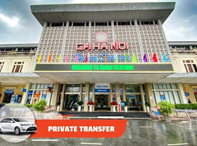 Privater Transfer vom Bahnhof Ha Noi ins Stadtzentrum von Ha Noi