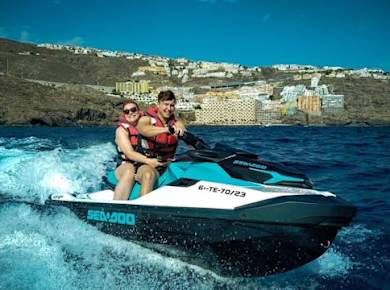 Jet-skiing from Radazul in Tenerife