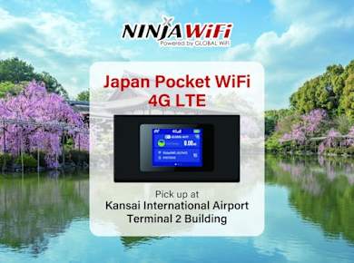 Mobiler WLAN-Verleih am Kansai Airport Terminal 2