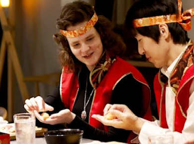 Sushi-Zubereitung und Sushi-Food-Battle-Shogun-Kurs