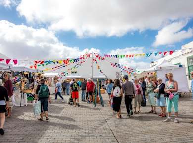 Teguise Sunday Market and LagOmar Visit