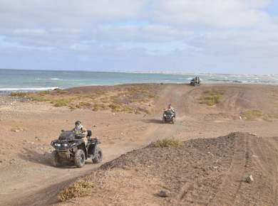 Quad bike desert adventure in Sal