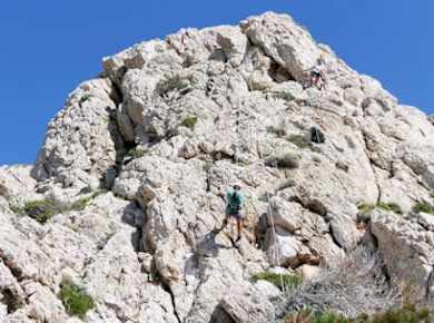 Rock climbing in Karpathos