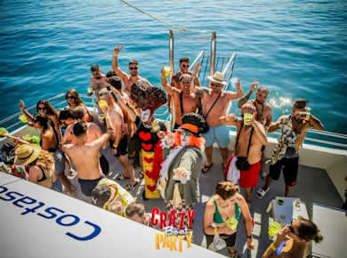 Verrückte Bootsparty in Benalmádena