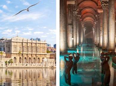 Kombiticket ohne Anstehen für den Dolmabahçe-Palast und die Cisterna Basilica