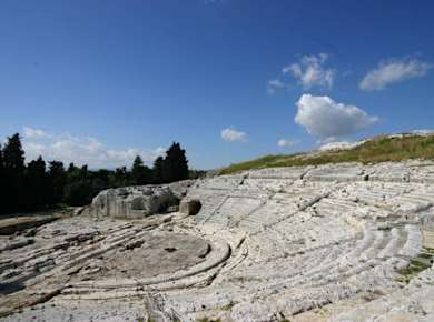 Führung durch das griechische Theater von Syrakus und Neapolis