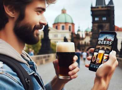 Selbstgeführte Audiotour durch Prag mit Bierausstellung