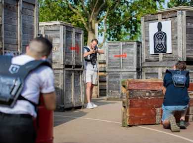 Lasertag-Erlebnis in Amsterdam