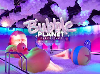 Immersives Bubble Planet-Erlebnis im American Dream
