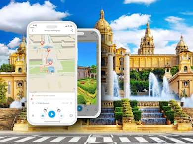 Rundgang durch den Montjuïc-Park mit Audioguide-App