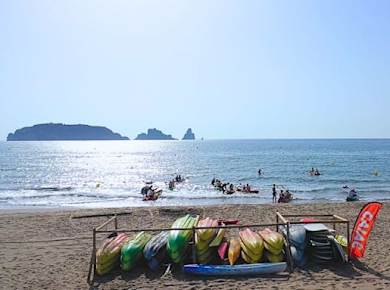 Geführte Öko-Kajaktour zu den Medas-Inseln mit Badestopp ab L'Estartit